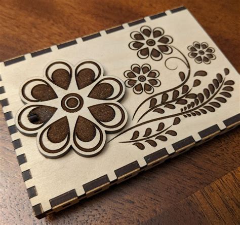 laser cut metal gift card box|free laser cut gift boxes.